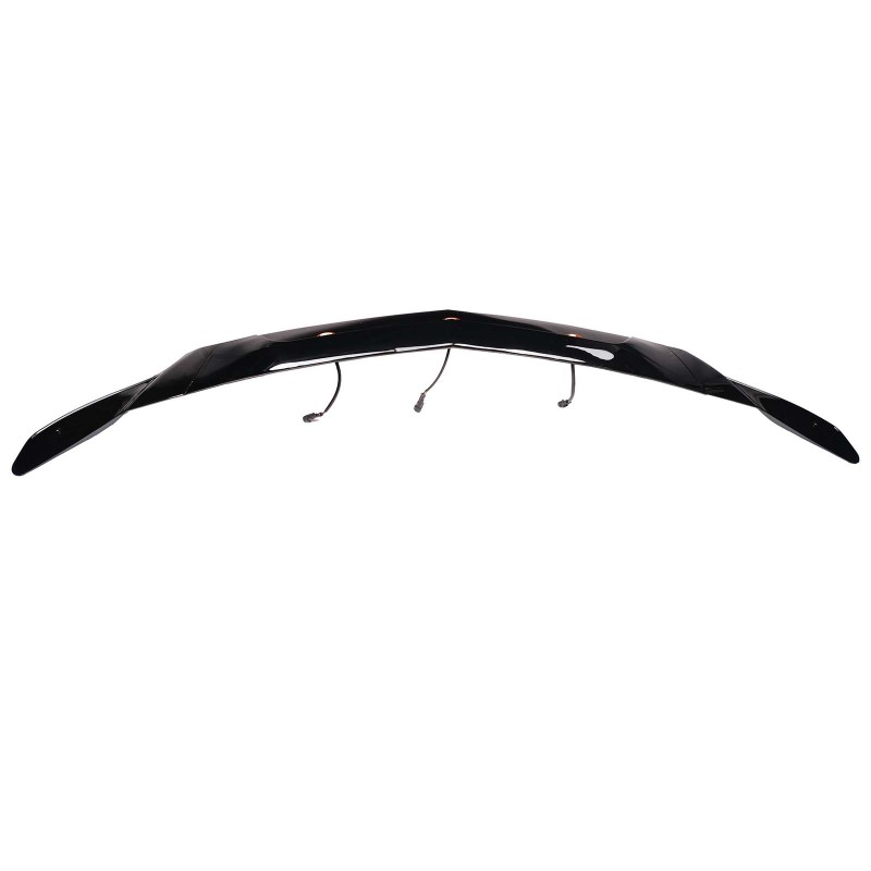 Spoilerlippe Frontlippe mit LED GLANZ SCHWARZ für Mercedes Sprinter W906 906