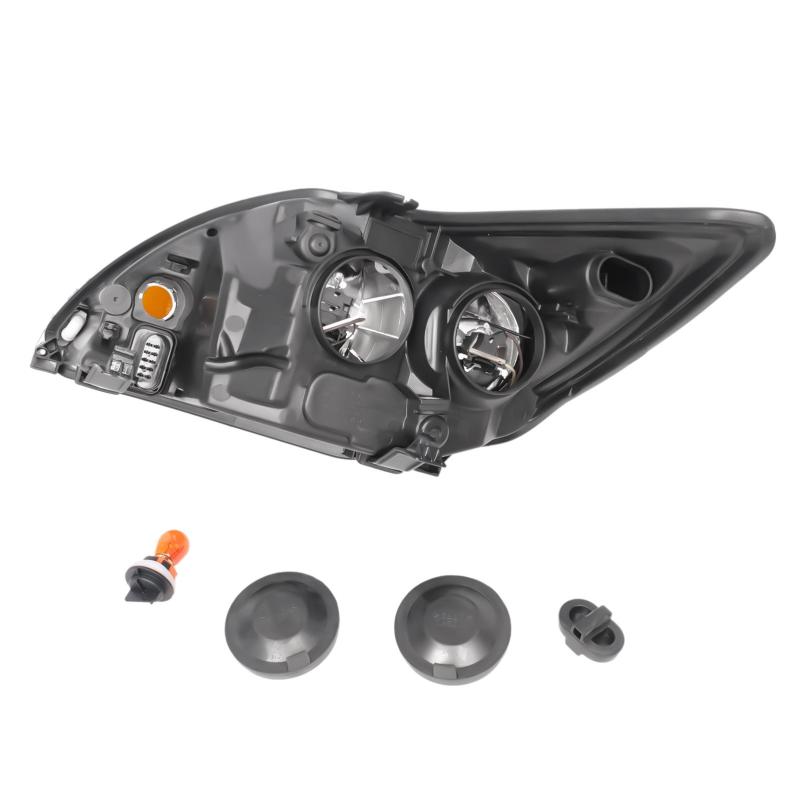 Front Scheinwerfer Rechts für Ford Focus MK2 Facelift Schwarz Hauptscheinwerfer