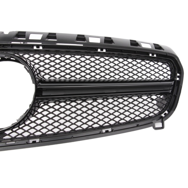 Kühlergrill glanz Schwarz AMG Look passend für Mercedes A-Klasse W176 Vorfacelift