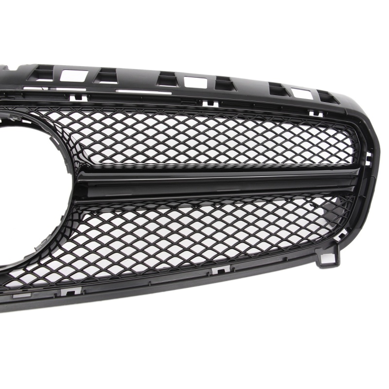 Kühlergrill glanz Schwarz AMG Look passend für Mercedes A-Klasse W176 Vorfacelift