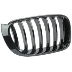 Nieren Grill glanz Schwarz Einzelsteg passend für BMW X3 F25 F26 Facelift
