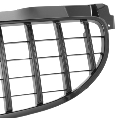 Kühlergrill Glanz Schwarz GT Panamericana passend für Smart Forfour W453 Schr?gheck