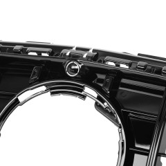 Kühlergrill glanz Schwarz mit Kamera GT Panamericana passend für Mercedes CLA C118 X118 Facelift