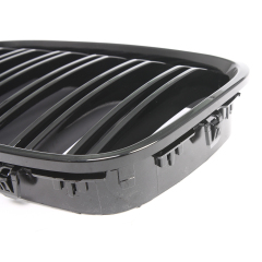 Nieren Grill glanz Schwarz Einzelsteg passend für BMW 7er F01 F02 F03 F04