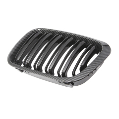 Nieren Grill Carbon Look Doppelsteg passend für BMW 3er E46 Vorfacelift