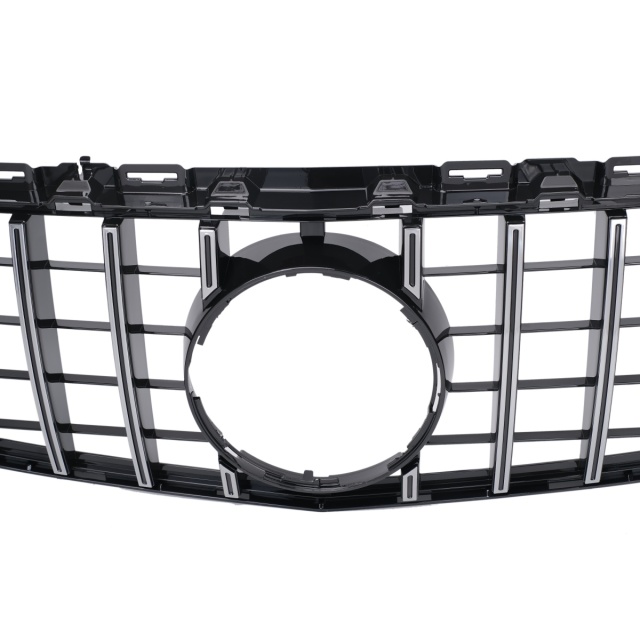 Kühlergrill Chrom GT Panamericana passend ohne Kamera für Mercedes C-Klasse W205 C63 Vorfacelift