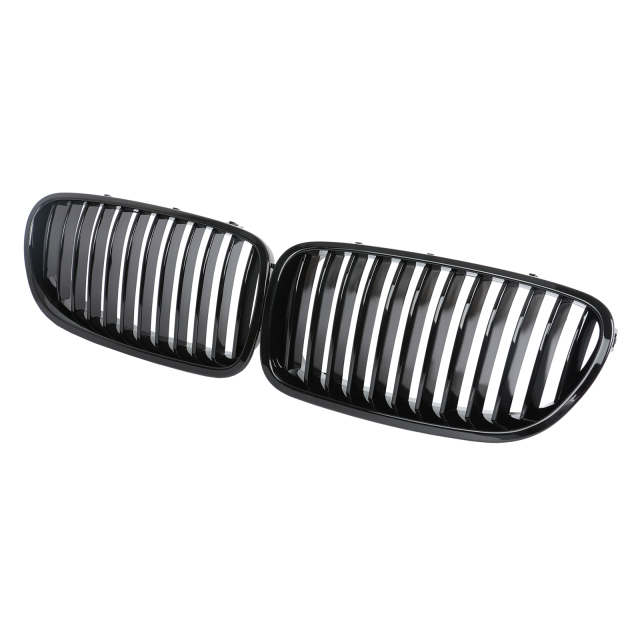 Nieren Grill glanz Schwarz Einzelsteg passend für BMW 5er F10 F11
