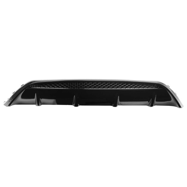 Heck Diffusor für Stoßstange Alfa Romeo Stelvio Glanz Schwarz Veloce-Design