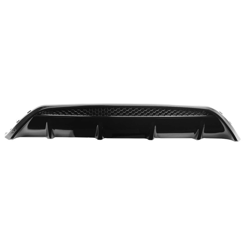 Heck Diffusor für Stoßstange Alfa Romeo Stelvio Glanz Schwarz Veloce-Design