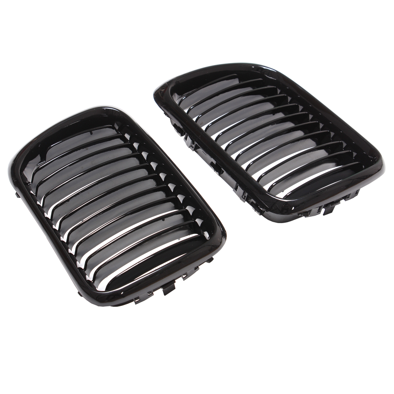 Nieren Grill glanz Schwarz Einzelsteg passend für BMW 3er E36 Facelift