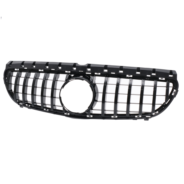 Kühlergrill glanz Schwarz GT Panamericana passend für Mercedes B-Klasse W246 W242 Facelift