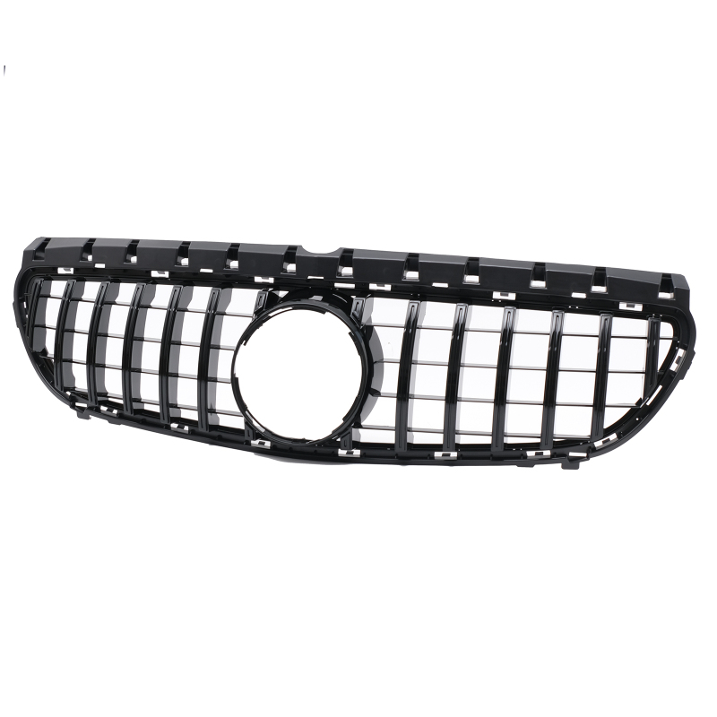 Kühlergrill glanz Schwarz GT Panamericana passend für Mercedes B-Klasse W246 W242 Facelift