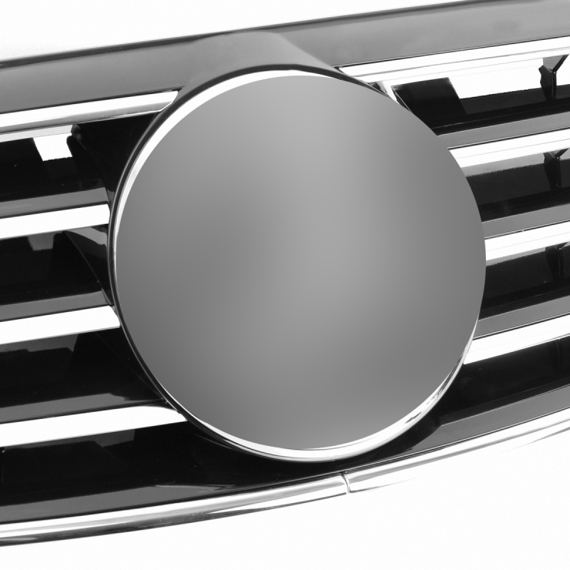 Kühlergrill glanz Schwarz Chrom passend für Mercedes E-Klasse W211 S211 VF211 Vorfacelift