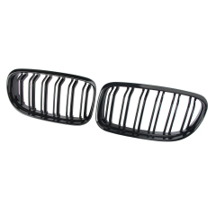 Nieren Grill glanz Schwarz Doppelsteg passend für BMW 3er E90 E91 Facelift
