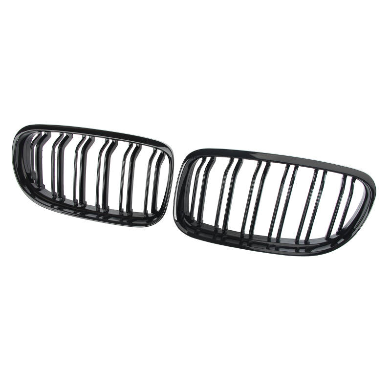 Nieren Grill glanz Schwarz Doppelsteg passend für BMW 3er E90 E91 Facelift