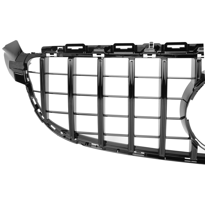 Kühlergrill glanz Schwarz GT Panamericana Grill ohne Kamera Passend für Mercedes C-Klasse W205 C63 Vorfacelift