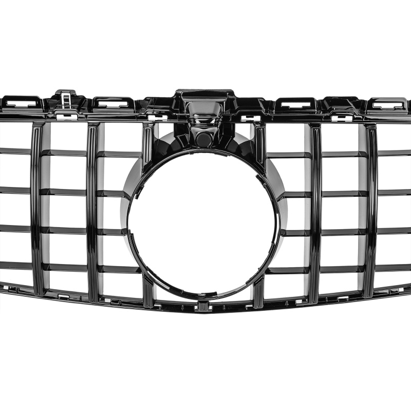 Kühlergrill glanz Schwarz GT Panamericana passend für Mercedes C-Klasse W205 S205 C205 A205 Vorfacelift