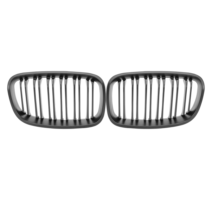 Nieren Grill matt Schwarz Doppelsteg passend für BMW 1er F20 F21 Vorfacelift