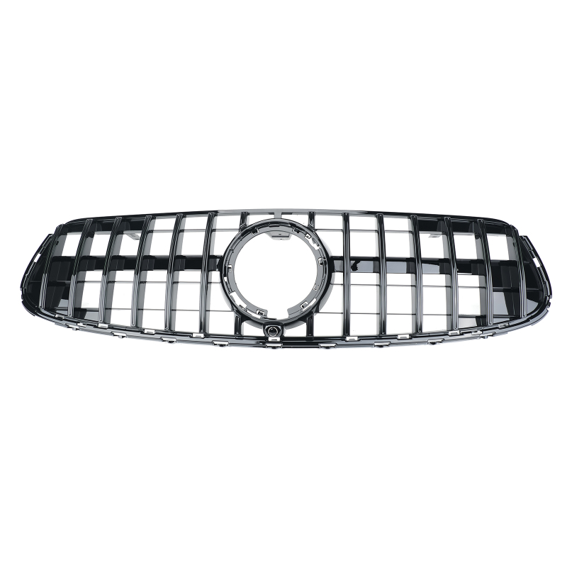 Kühlergrill glanz Schwarz GT Panamericana passend für Mercedes GLC X253 C253 Facelift AMG-Paket