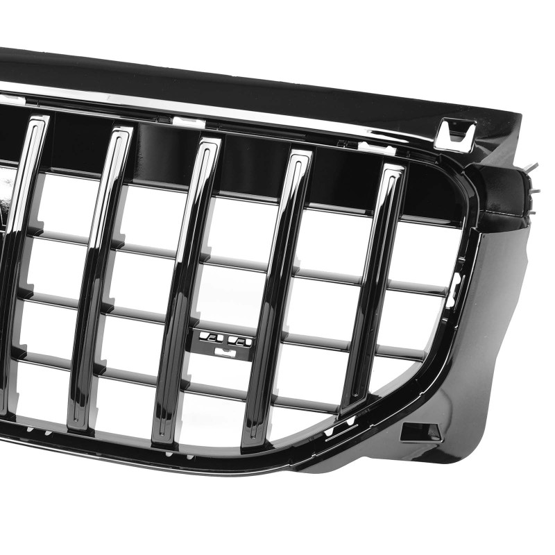 Kühlergrill glanz Schwarz GT Panamericana passend für Mercedes GLB X247 Facelift AMG-Paket