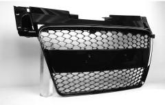Passt für Audi TT 8J Waben Grill Kühlergrill Front Grill Schwarz Glanz 08-14