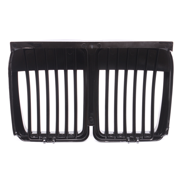 Nieren Grill glanz Schwarz Einzelsteg passend für BMW 3er E30 LIMOUSINE CABRIOLET TOURING