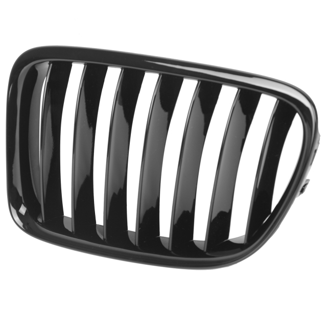 Nieren Grill glanz Schwarz Einzelsteg passend für BMW X1 E84