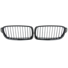Nieren Grill glanz Schwarz 11-teilig passend für BMW 3er F30 F31