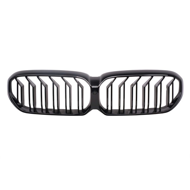 Nieren Grill glanz Schwarz Spezifisch Doppelsteg passend für BMW 5er G30 G31 Facelift ohne PASP