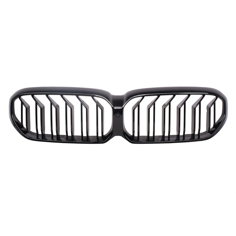 Nieren Grill glanz Schwarz Spezifisch Doppelsteg passend für BMW 5er G30 G31 Facelift ohne PASP