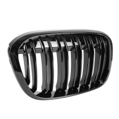 Nieren Grill glanz Schwarz Doppelsteg passend für BMW X1 F48 Vorfacelift