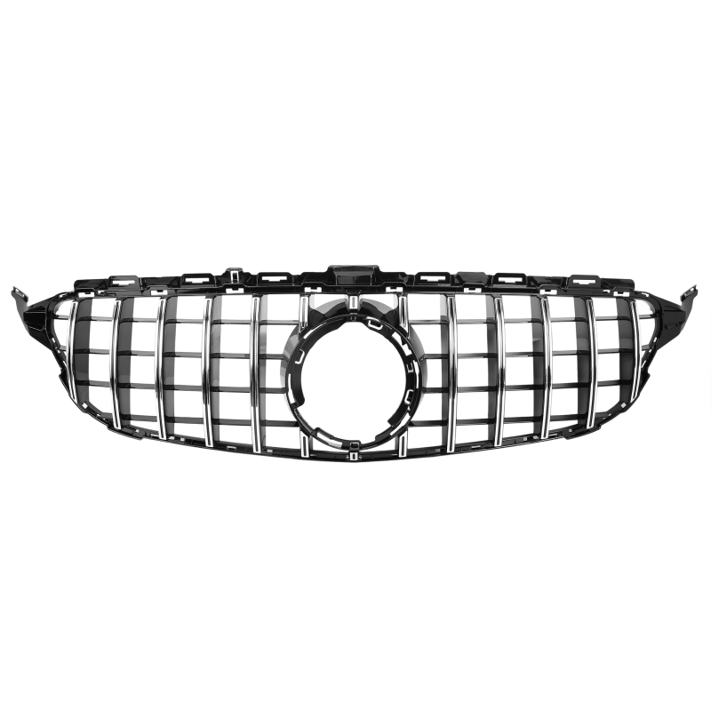 Kühlergrill Chrom GT Panamericana passend für Mercedes C-Klasse W205 S205 C205 A205 Facelift