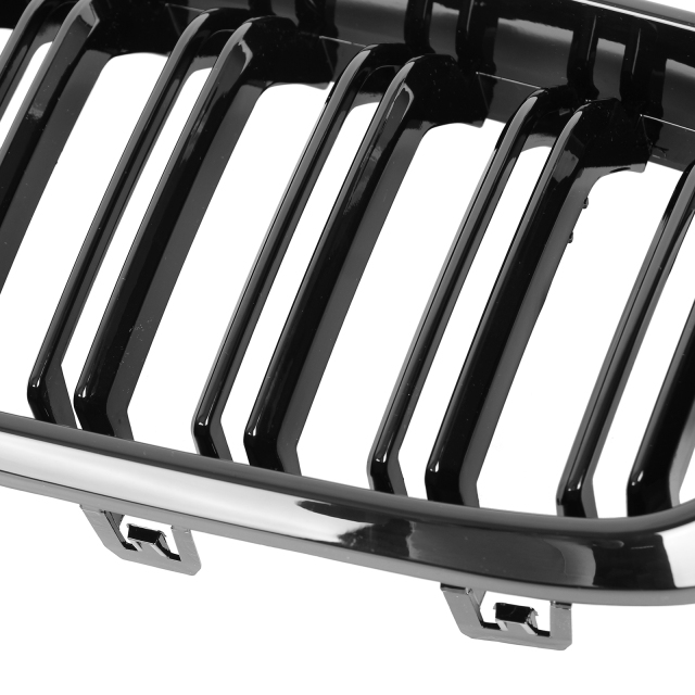 Nieren Grill glanz Schwarz Doppelsteg passend für BMW X5 F15 F16