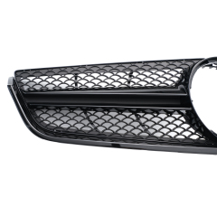 Kühlergrill glanz Schwarz AMG Look passend für Mercedes E-KlasseCoupe C207 A207 Vorfacelift