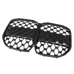 Nieren Grill glanz Schwarz Mesh-Design passend für BMW 4er G22 G23