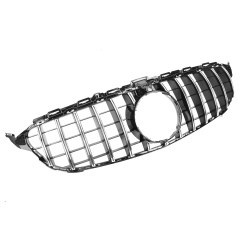 Kühlergrill Chrom GT Panamericana passend für Mercedes C-Klasse W205 S205 C205 A205 Vorfacelift