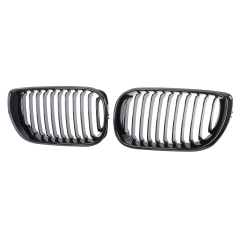 Nieren Grill glanz Schwarz Einzelsteg passend für BMW 3er E46 Facelift