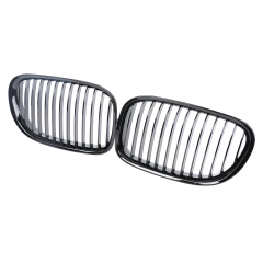 Nieren Grill passt für BMW 7ER F10 F02 F03 F04 Einzelsteg Schwarz
