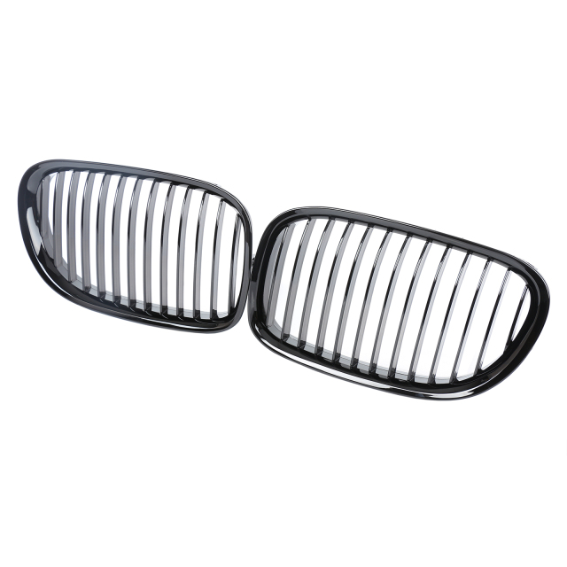 Nieren Grill passt für BMW 7ER F10 F02 F03 F04 Einzelsteg Schwarz