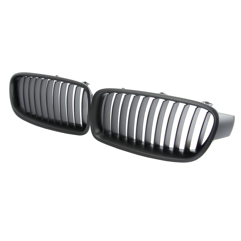 Nieren Grill matt Schwarz 11-teilig passend für BMW 3er F30 F31