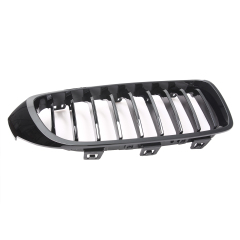 Nieren Grill glanz Schwarz Einzelsteg passend für BMW 4er F32 F33 F36 F80 F82 F83