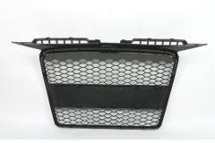 Passt für Audi A3 8P Waben Grill Kühlergrill Front Grill Schwarz Glanz bis 2008