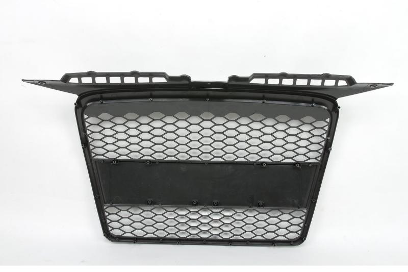 Passt für Audi A3 8P Waben Grill Kühlergrill Front Grill Schwarz Glanz bis 2008