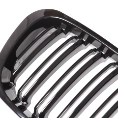 Nieren Grill glanz Schwarz Doppelsteg passend für BMW 3er E46 Vorfacelift
