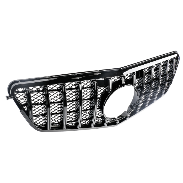 Kühlergrill glanz Schwarz GT Panamericana passend für Mercedes E-Klasse W212 S212 Vorfacelift