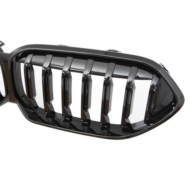 Nieren Grill glanz Schwarz Einzelsteg passend für BMW 2er Gran Coupe F44