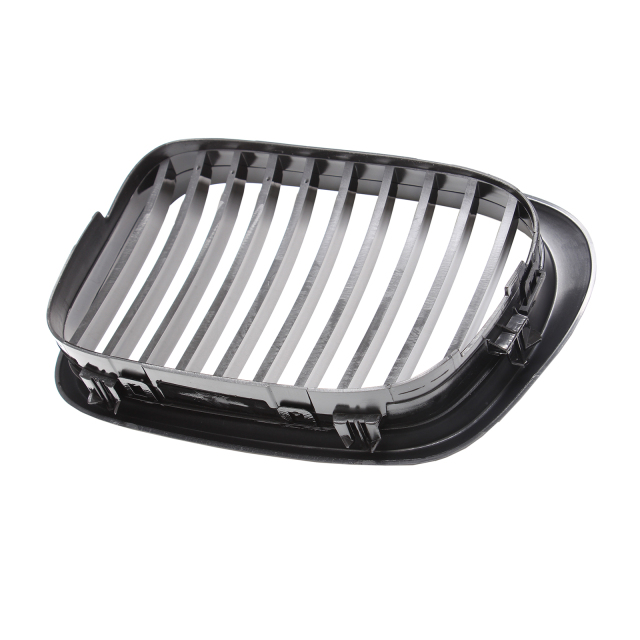 Nieren Grill glanz Schwarz Einzelsteg passend für BMW 5er E39