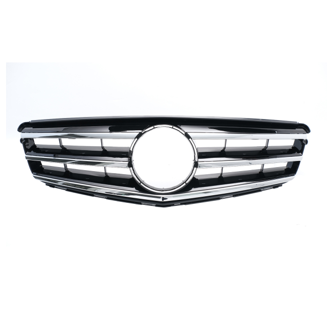 Kühlergrill glanz Schwarz OE Look passend für Mercedes C-Klasse W204 S204 C204