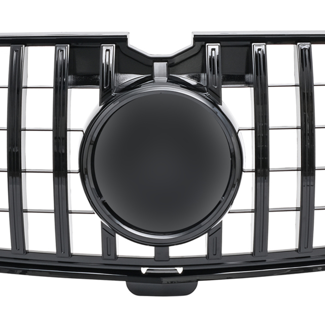 Kühlergrill glanz Schwarz GT Panamericana passend für Mercedes GL Grand Edition X164 Facelift