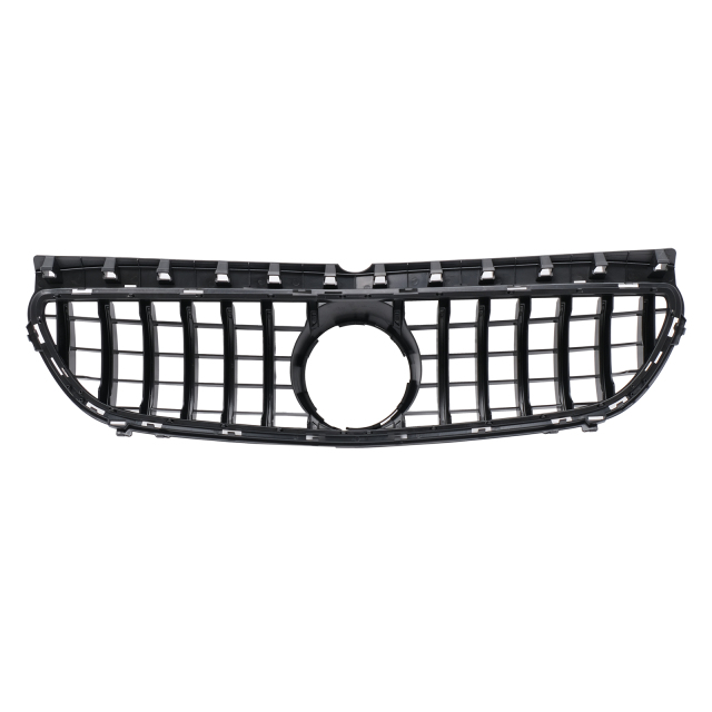 Kühlergrill glanz Schwarz GT Panamericana passend für Mercedes B-Klasse W246 W242 Facelift
